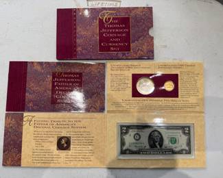 The Thomas Jefferson Coinage & Currency Set