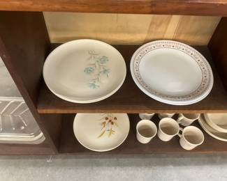 Taylor Smith & Taylor Dinner Plates & Corelle Summer Impressions Ginger Brown Dinner Plates