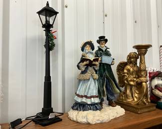 Lamp Accessory for Byers Choice Carolers- Victorian Holiday Carolers Statue/Figurine