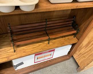 Minature Wood & Metal Bench