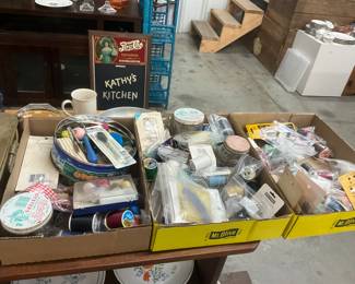 Box Lots of Sewing Items