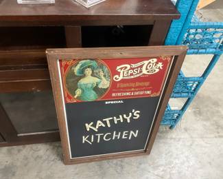 Pepsi Cola Menu Chalkboard Sign