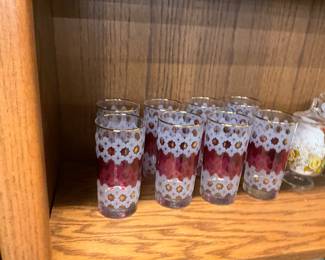 Libbey Atomic Starburst Glass Tumblers