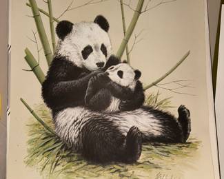 45 yo lithograph! Mint! Initialed Guy Coheleach