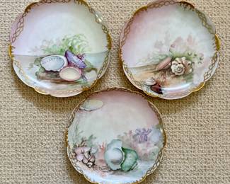Limoges Oyster Plates