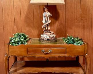Console Table with Planters
