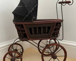 Replica Vintage Doll Carriage