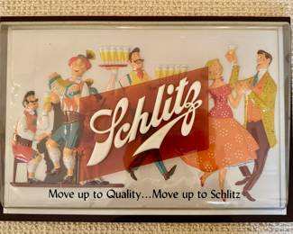 Vintage Schlitz Beer Sign