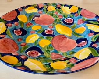 Neiman Marcus Hand Handmade Earthenware Plate