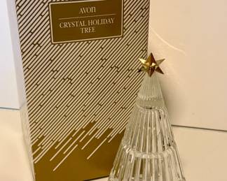 Avon crystal holiday tree