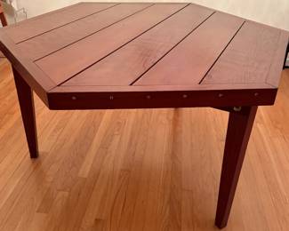 Wood plant 3-legged table