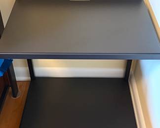 Black metal nightstand (1 of 2)