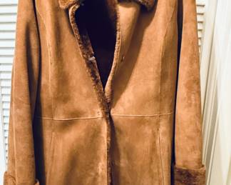 Talbots shearling coat