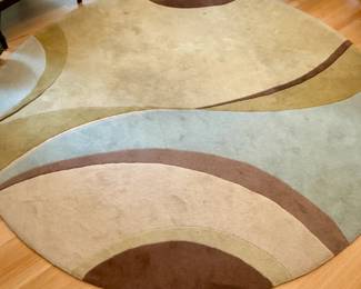 96" DB Lifestyle Sky Round area rug