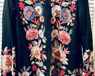 Norm Thompson embroidered jacket