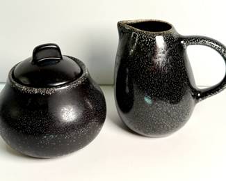 Jars France sugar bowl and creamer set