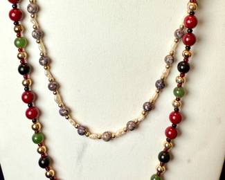 Gemstone necklaces
