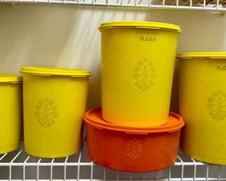 Vintage Tupperware canister set