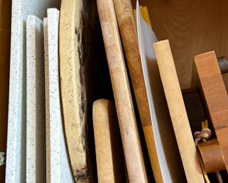 Stone and wood cutting boards