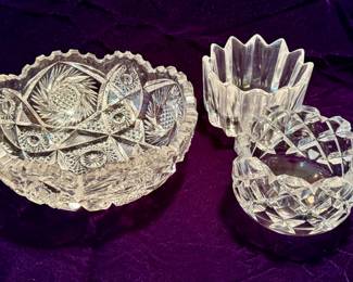 Crystal bowls