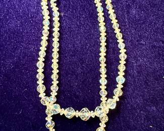 Vintage crystal necklace