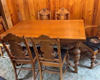 Dining Room Table Six Chairs