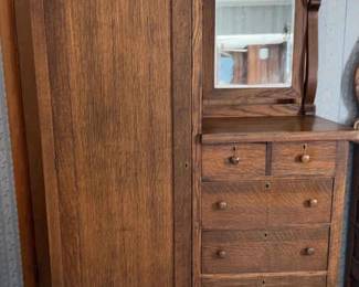 003 5 Drawer Chifferobe