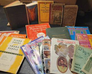 Variety of Books Music