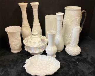 Vintage Milk Glass Lot