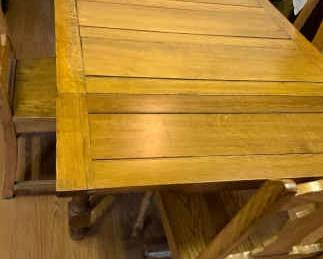 Wood Kitchen Table 4 Chairs