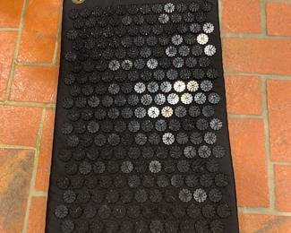 Shakti Black Mat and Pillow