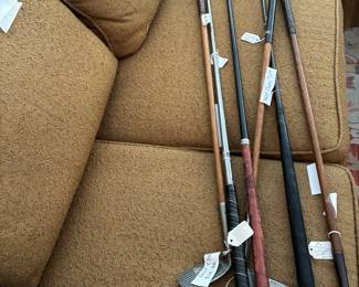 Vintage golf clubs for collectors