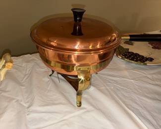 Copper chafing dish