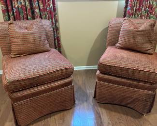 Lovely pair of Boudoir Chairs