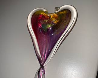 Art Glass Heart