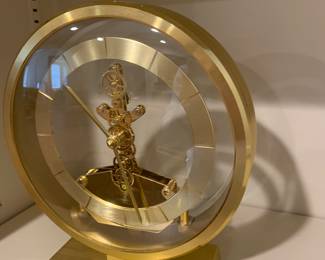 Brass Linden quartz Clock