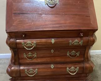 ANTIQUE OAK SECRETARY DESK, NEEDS SOME REPAIR