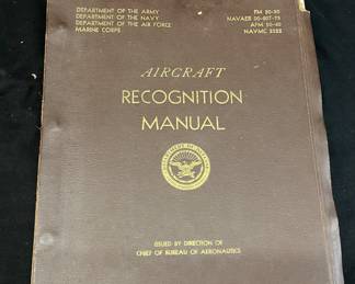 1959 U.S. ARMY AIRCRAFT RECOGNITION MANUAL