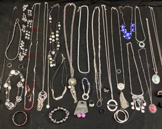 ASSORTED COSTUME JEWELRY, NEW YORK & CO., KLINE BANANA REPUBLIC, NAPIER