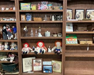 CHOICE SHELF LOT, DOLLS, COLLECTIBLES