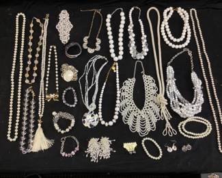 ASSORTED COSTUME JEWELRY, MONET, NATASHA, NAPIER, J. JILL