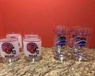 Vintage Buffalo Bills Glasses