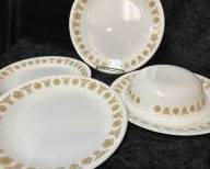 Vintage Corelle Butterfly Gold