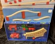 Vintage Toy Train TC Timber Wood Train