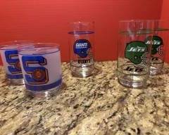 Jets, Giants, Syracuse Glasses
