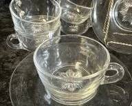 Heisey Glass Cup and Saucer