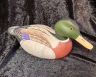 Hornick Signed Wooden Duck Decoy