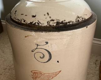 Antique Red WIng Crocks