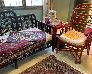 Sarried Chair, Vintage Ming Style Daybed