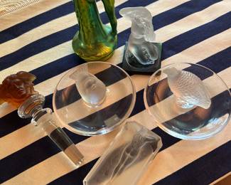 Versace, Zsolnay,Desna & Lalique